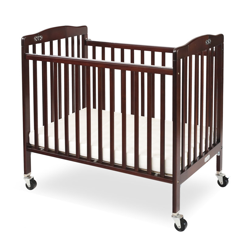 L.A. Baby Pocket Folding Portable Crib with Mattress Wayfair